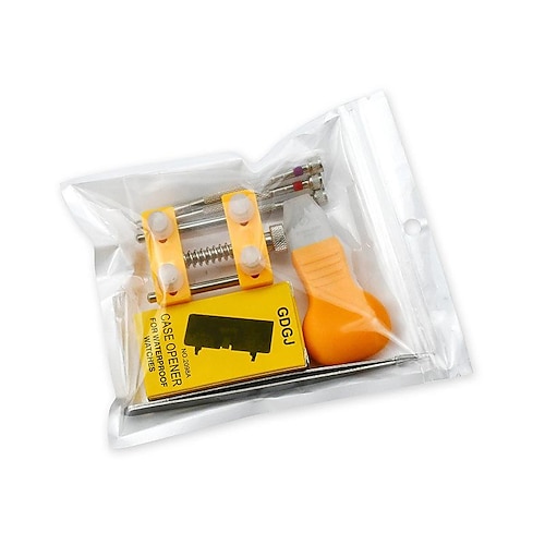 

7-piece Watch Repair Tool Set, Fixed Seat Warping Knife, Two-claw Screwdriver Tweezers Set, Detachable Watch Strap
