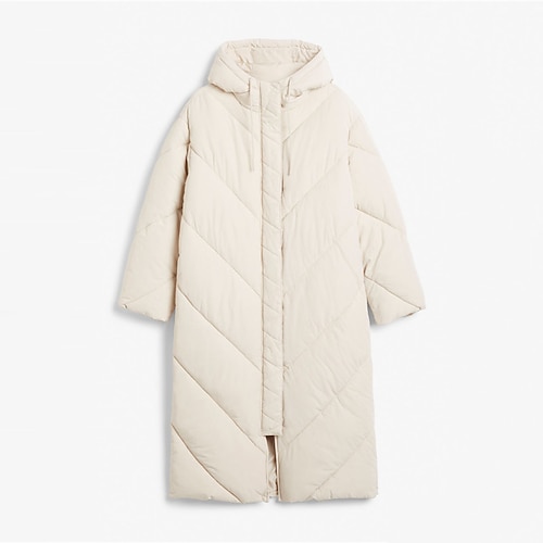 

Women's Winter Jacket Parka Warm Breathable Outdoor Daily Wear Vacation Going out Pocket Zipper Hoodie Active Comfortable Street Style Solid Color Regular Fit Outerwear Long Sleeve Winter Fall Black