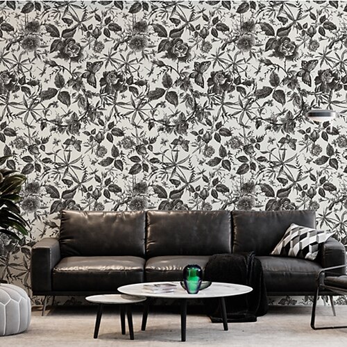 

Botanical Wallpaper Wall Cover Sticker Film Peel and Stick Removable Self Adhesive PVC/Vinyl Wall Decal for Room Home Decoration 40300cm