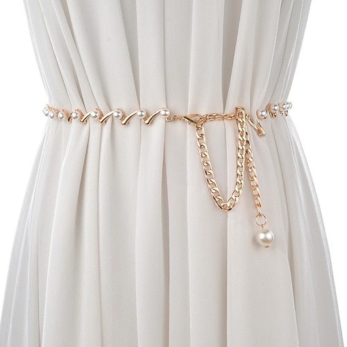 

Women's body chain Contemporary Street Pure Color Headwear