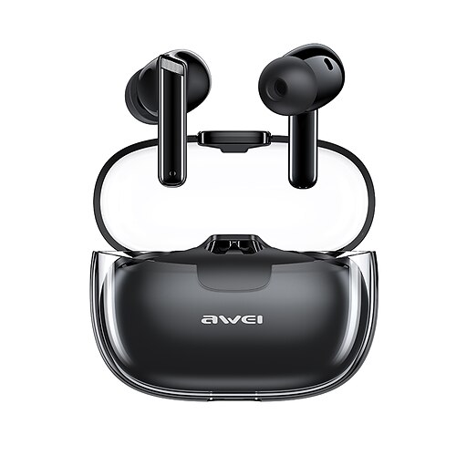 

Awei T52 Wireless Bluetooth Headphones V5.3 Bass In-Ear TWS Earbuds With Mic Transparent Earbuds HiFi Stereo Earbuds