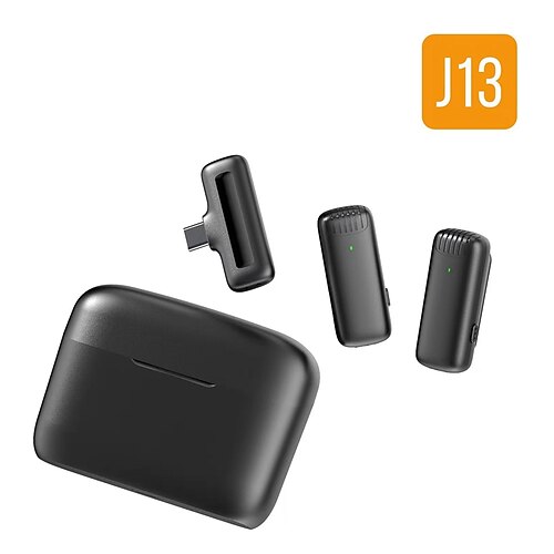 

J13 Manufacturer Auto Pairing And Auto Connect 2.4g Wireless Lapel Microphone