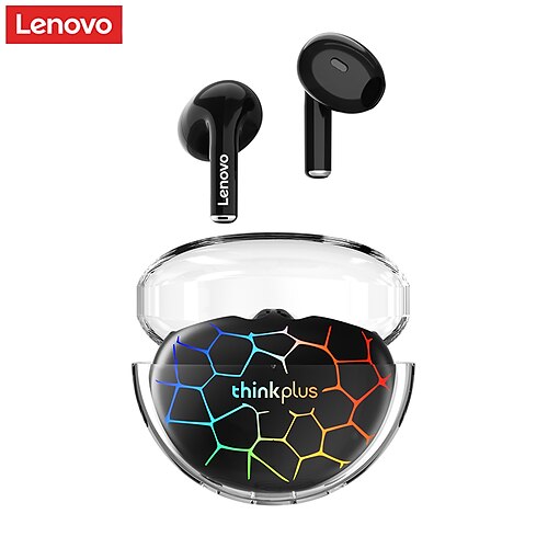 

Lenovo LP80Pro RGB True Wireless Headphones TWS Earbuds Bluetooth 5.3 Ergonomic Design Deep Bass in Ear for Apple Samsung Huawei Xiaomi MI Everyday Use Traveling Outdoor Mobile Phone