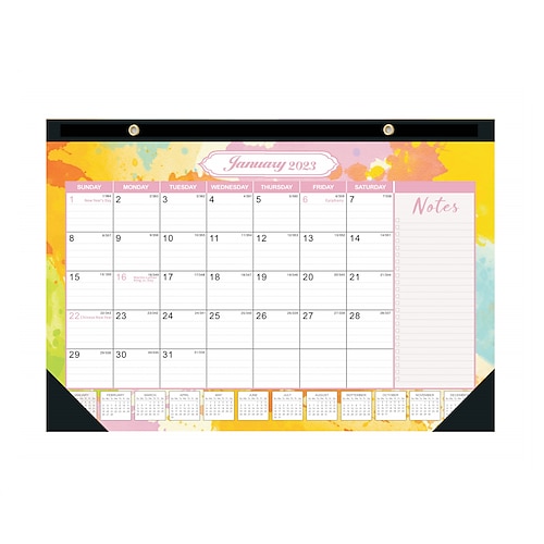 

2022-2023 Wall Calendar - Wall Calendar 2022-2023 from Jul. 2022 - Dec. 2023 18 Months Calendar with Julian Date 15 x 11.5 Inches Twin-Wire Binding Great for Hanging on The Wall