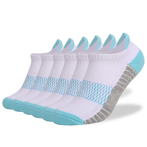 

Comfort Women's Socks Striped Multi Color Socks Casual Socks Medium Casual Light Blue 6 Pairs