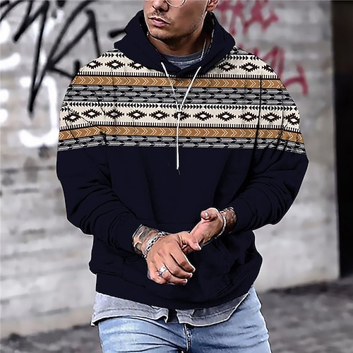 

Men's Unisex Pullover Hoodie Sweatshirt Black Hooded Graphic Prints Print Daily Sports 3D Print Streetwear Designer Casual Spring & Fall Clothing Apparel Hoodies Sweatshirts Long Sleeve