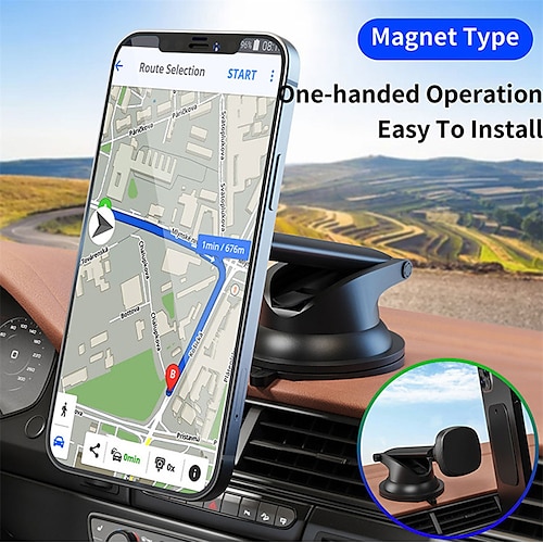 

Car Phone Holder Adjustable Magnetic Removable Phone Holder for Car Compatible with All Mobile Phone Phone Accessory