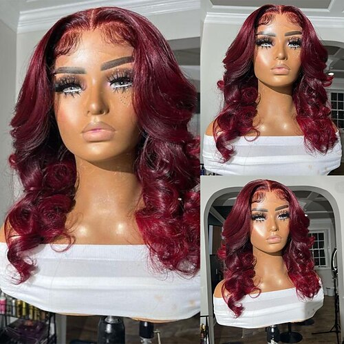 

Human Hair 13x4 Lace Front Wig Free Part Brazilian Hair Body Wave Black Wig 150% Density with Baby Hair Glueless Pre-Plucked For wigs for black women Long Human Hair Lace Wig