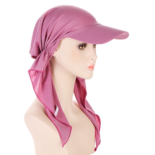 

Dame Turban Daglig Ferie Ensfarget / vanlig farge polyester Fritid 1 pcs