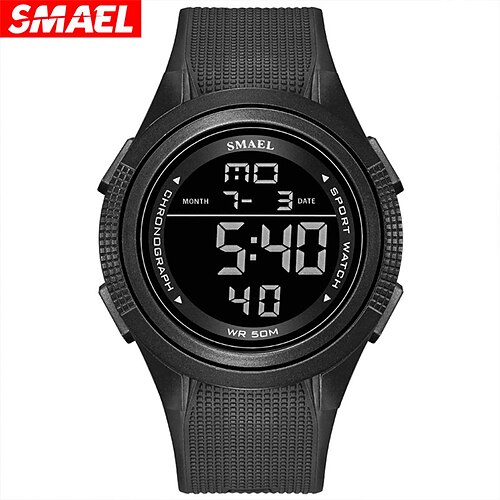 

SMAEL Brand 1220 Men Sports Watches Military Wristwatches Waterproof Back Light Imported Movement Analog Digital Gift Students