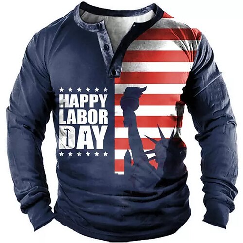 

Men's Unisex Sweatshirt Pullover Button Up Hoodie Blue Graphic Prints National Flag Print Casual Daily Sports 3D Print Designer Casual Big and Tall Spring & Fall Clothing Apparel Hoodies Sweatshirts
