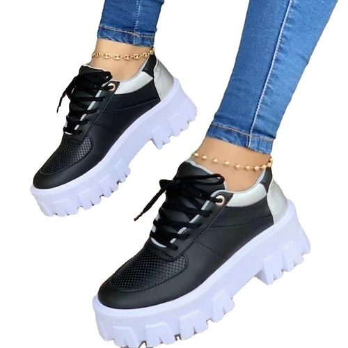 

Large size women's shoes 2022 new round scalp shoes platform bottom low-top shallow mouth single shoes casual sports small white shoes