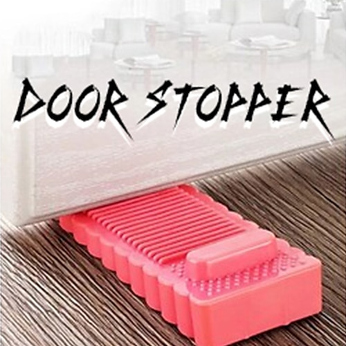 

Door Stoppers for Floor Rubber Door Stop Wedge, Door Gaps and Prevent The Lock-Outs,Floor Sturdy Stackable Door Stop for Carpet Heavy Duty Door