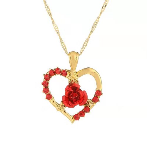 

Women's necklace Chic Modern Street Heart Necklaces