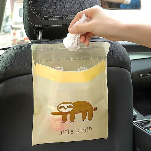 

15pcs Car Backseat Trash Can Keep Car Clean Collapsible Easy to Install Plastic For SUV Truck Van