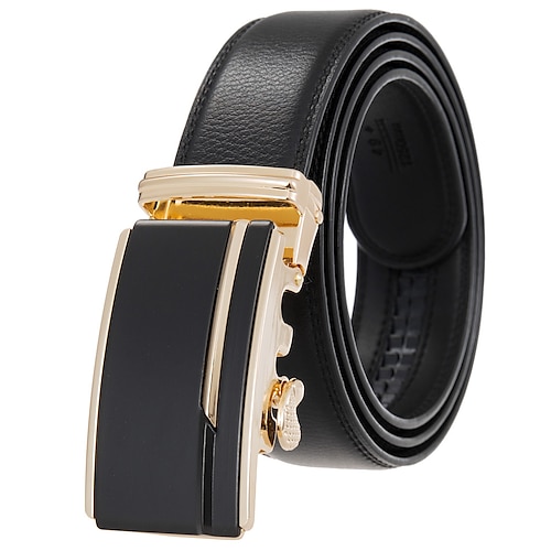 

Men's Belt Alloy Brown Coffee Black Designer Belts Birthday Wedding Party Pure Color / Summer / Winter