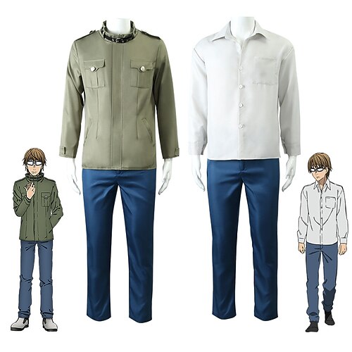 

Inspired by Uncle From Another World Takafumi Takaoka Anime Cosplay Costumes Japanese Cosplay Suits Coat Blouse Pants For Men's