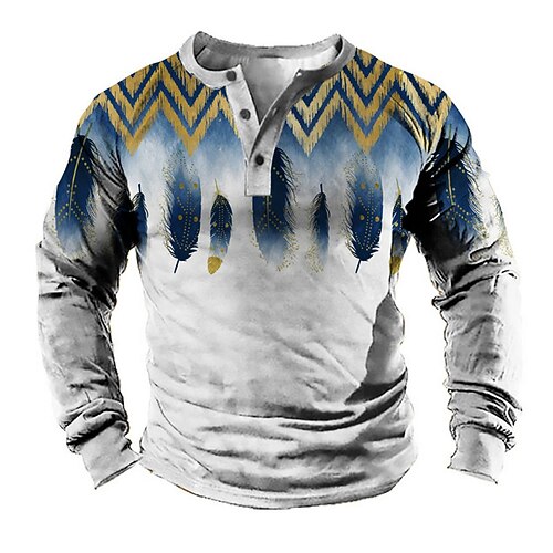 

Men's Unisex Sweatshirt Pullover Graphic Prints Feather Print Casual Daily Sports 3D Print Designer Casual Hoodies Sweatshirts Long Sleeve Gray