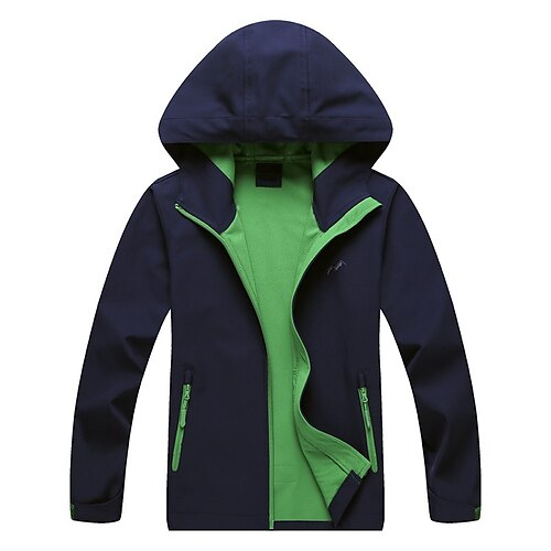 

Kids Boys Coat Outerwear Floral Coat School Active Adorable Blue Pink Royal Blue Winter Fall 3-12 Years