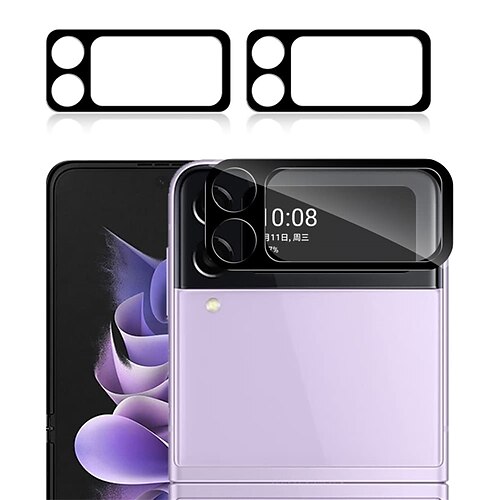

2 Pack Camera Lens Screen Protector for Samsung Galaxy Z Flip 4 5G Bubble Free Case Friendly HD Clear Anti-Scratch Tempered Glass Film for Samsung Galaxy Z Flip 4 2022