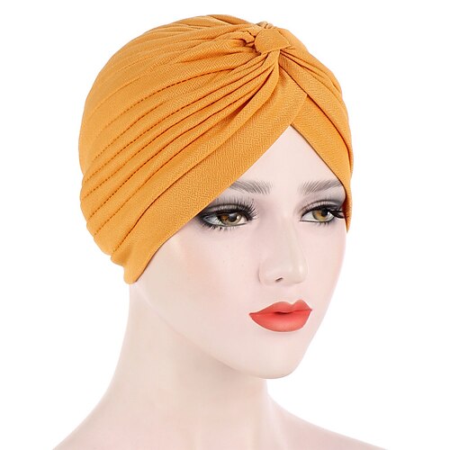 

Dame Turban Daglig Ferie Ensfarget / vanlig farge polyester søt stil Søt 1 pcs