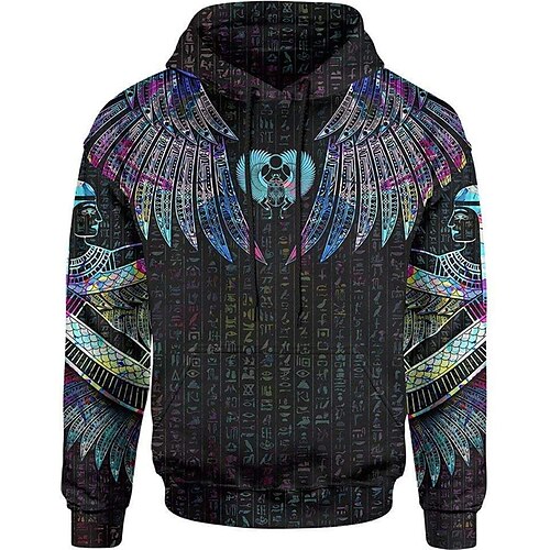 

Men's Unisex Hoodie Pullover Hoodie Sweatshirt Graphic Prints Print Hooded Sports Outdoor Daily Sports 3D Print Basic Casual Hoodies Sweatshirts Long Sleeve Blue