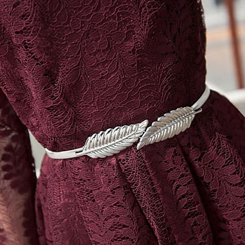 

Women's body chain Contemporary Street Leaf Headwear