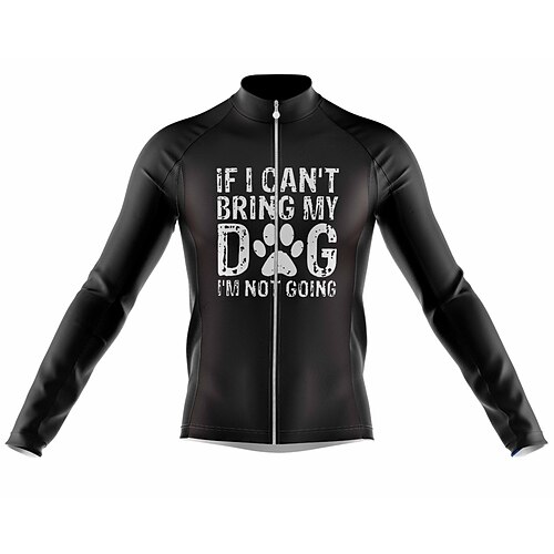 

Men's Cycling Jersey Long Sleeve Bike Jersey with 3 Rear Pockets Mountain Bike MTB Road Bike Cycling Cycling Breathable Ultraviolet Resistant Quick Dry Black Polyester Sports Clothing Apparel