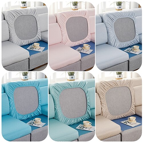 

Simple Style Washable Sofa Seat Cushion Cover Removable Furniture Sofa Cover Slipcover Backrest Cover Chaise Longue Cover