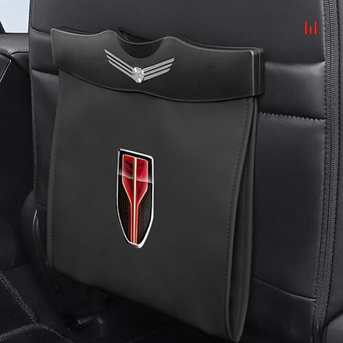 

1pcs Car Backseat Trash Can Keep Car Clean Magnetic Durable Leather For SUV Truck Van