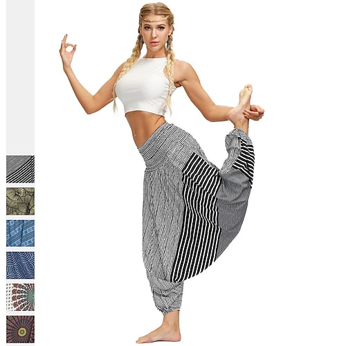 

Women's Pants Trousers Harem Pants YCL075 YCL074 YCL069 Mid Waist Fashion Casual Weekend Baggy Print Micro-elastic Full Length Comfort Graphic Prints One-Size / Oversized