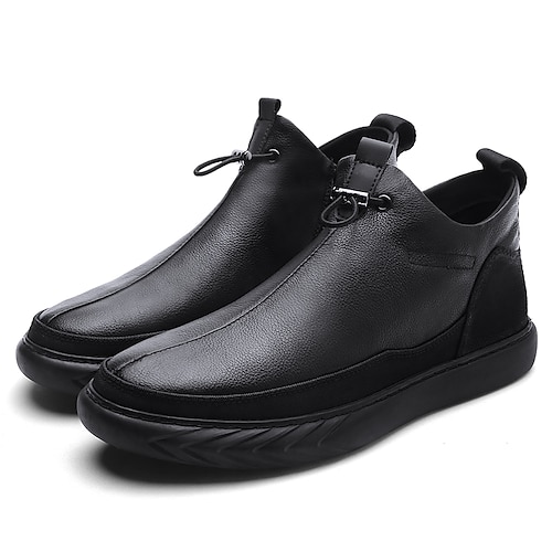 

Homme Bottes Chaussures de confort Casual Classique du quotidien Bureau et carrière Polyuréthane Bottine / Demi Botte Noir Automne Printemps