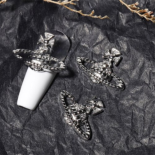 

Nail Art Jewelry Zircon Punk Saturn Love Cross Nail Accessories Decorations Nail Art Diamonds