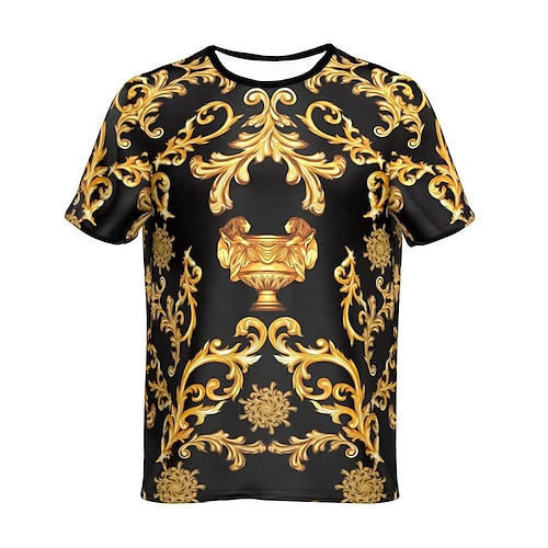 

Men's Unisex T shirt Tee 3D Print Graphic Prints Crew Neck Street Daily Print Short Sleeve Tops Casual Classic Big and Tall Sports White Black / Summer