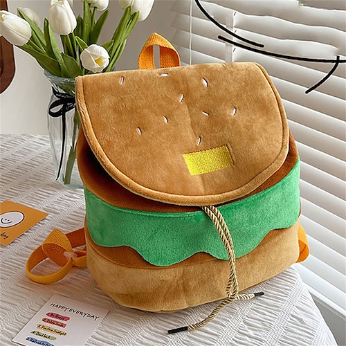 

School Backpack Bookbag Kawii Multicolor for Student Boys Girls Multi-function Water Resistant Wear-Resistant Polyester Oxford Cloth School Bag Back Pack Satchel 16 inch
