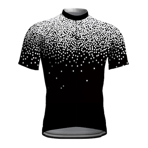 

21Grams Men's Cycling Jersey Short Sleeve Bike Jacket Tracksuit Jersey with 3 Rear Pockets Mountain Bike MTB Road Bike Cycling Cycling Breathable Quick Dry Reflective Strips Black Graphic Animal