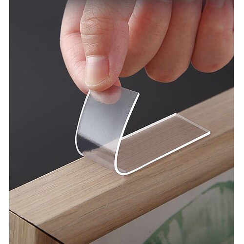 

Double-Sided Adhesive Transparent Non-Marking Strong High-Adhesion Wall Sticker Bracket With Nano-Adhesive Patch Washing Glue