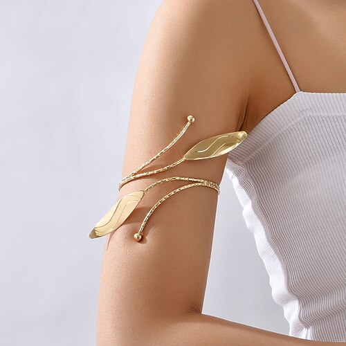 

Arm-Chain Casual / Sporty Africa Boho Men's Body Jewelry For Gift Daily Geometrical Alloy Silver Gold Green 1pc / Women's