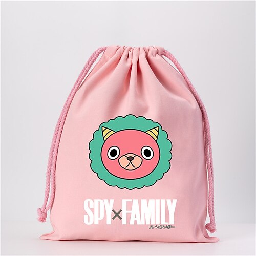 

Spy Family Spy Play House Around the Canvas Drawstring Bag Print Drawstring Bag Travel Travel Storage Bag