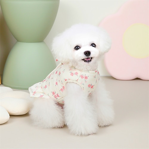 

Dog Cat Dress Fruit Cute Sweet Dailywear Casual Daily Winter Dog Clothes Puppy Clothes Dog Outfits Soft Blue Pink Costume for Girl and Boy Dog Cotton S M L XL 2XL