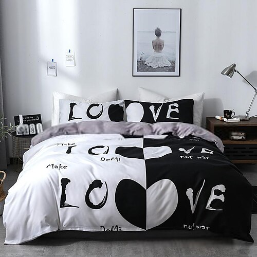 

Cartoon Duvet Cover Bedding Sets Comforter Cover with 1 Duvet Cover or Coverlet,1Sheet,2 Pillowcases for Double/Queen/King(1 Pillowcase for Twin/Single)