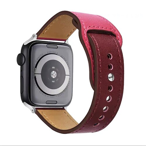 

1pc Smart Watch Band Leather strap for Apple watch strap 44mm 40mm 42mm 38mm iWatch series 7 3 4 5 6 se 41mm/45mm