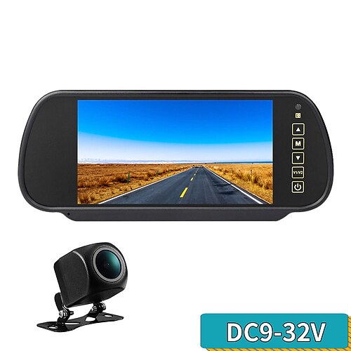 

ksj-701 7 inch LCD 480p 1/4 inch color CMOS Wired 170 Degree 7 inch Car Rear View Kit LCD Screen for Car Reversing camera