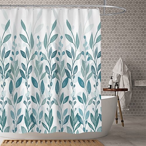 

Waterproof Fabric Shower Curtain Bathroom Decoration and Floral / Botanicals and Modern and Classic Theme.The Design is Beautiful and DurableWhich makes Your Home More Beautiful.