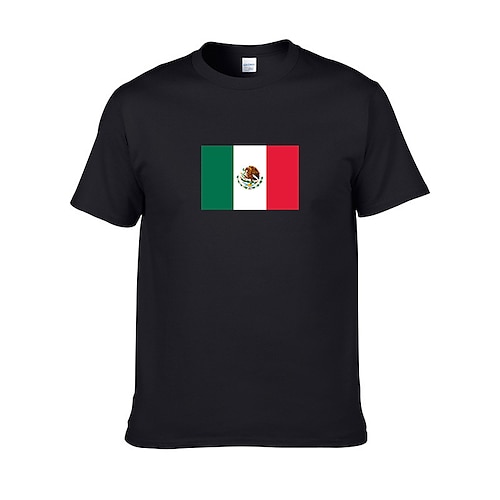 

Inspired by National Flag Mexican T-shirt Cartoon Manga Anime Mexico Independence Day Day of the Dead T-shirt For Men's Women's Unisex Adults' Hot Stamping 100% Polyester