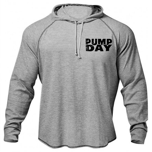 

Men's Pullover Hoodie Sweatshirt Graphic Patterned Letter Print Sports Outdoor Daily Sports Hot Stamping Designer Basic Hoodies Sweatshirts Green Black Gray