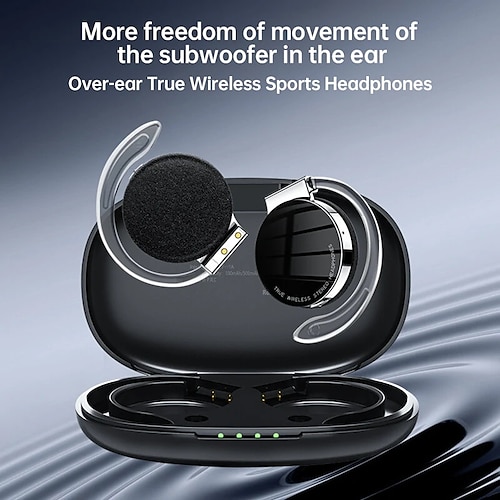 

F2 TWS Earphone Wireless bluetooth Earhooks Portable Light Stereo Sports Earphones With Night Running Lights