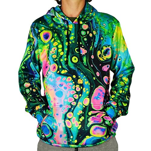 

Men's Unisex Hoodie Pullover Hoodie Sweatshirt Graphic Prints Print Hooded Sports Outdoor Daily Sports 3D Print Basic Casual Hoodies Sweatshirts Long Sleeve Green