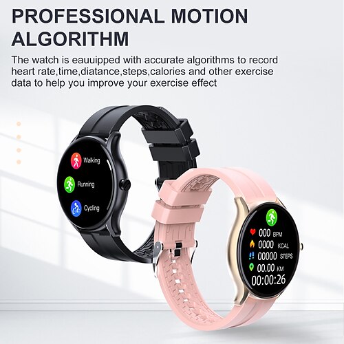 

696 MAX9 Smart Watch 1.32 inch Smart Band Fitness Bracelet Bluetooth Pedometer Sleep Tracker Heart Rate Monitor Compatible with Android iOS Men Custom Watch Face IP68 31mm Watch Case