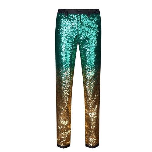 

Disco Retro Vintage 1970s Disco 1980s Masquerade Suit Trousers Men's Sequins Costume Vintage Cosplay Party / Evening Pants Masquerade